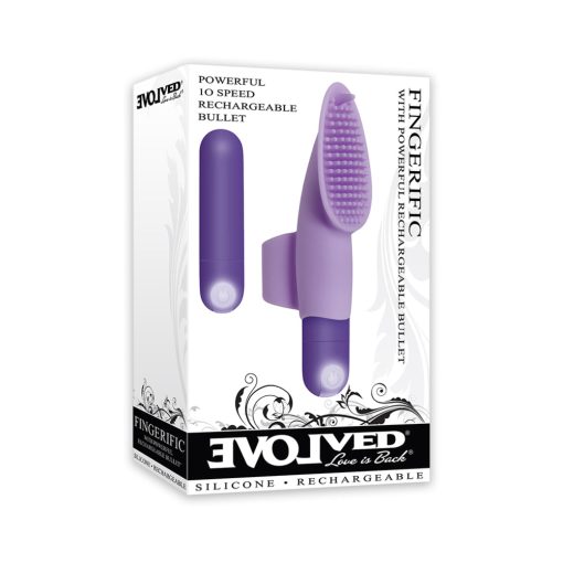 Evolved Fingerific Finger Vibrator – Rechargeable Silicone Clit Stimulator