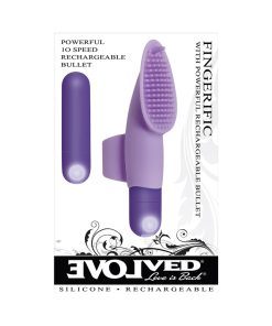 Evolved Fingerific Finger Vibrator – Rechargeable Silicone Clit Stimulator