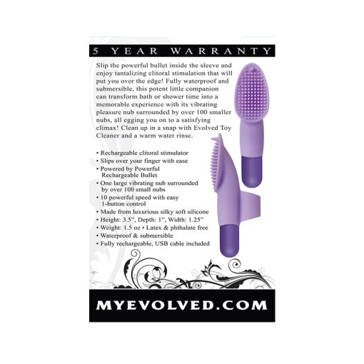 Evolved Fingerific Finger Vibrator – Rechargeable Silicone Clit Stimulator - Image 11