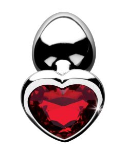 Booty Sparks Red Heart Gem Anal Plug S