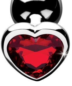 Booty Sparks Red Heart Gem Anal Plug S