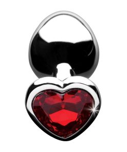 Booty Sparks Red Heart Gem Anal Plug M