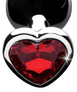 Booty Sparks Red Heart Gem Anal Plug M