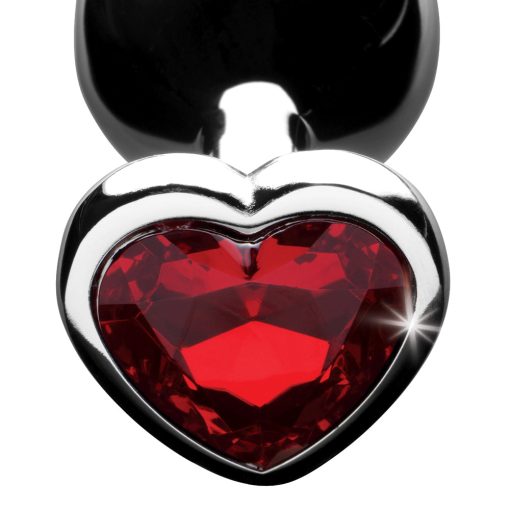 Booty Sparks Red Heart Gem Anal Plug M - Image 6