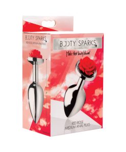 Booty Sparks Red Rose Anal Plug M