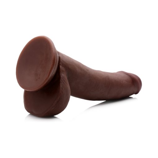Usa Cocks 8 In. Ameriskin Dual Density Dildo Dark - Image 4
