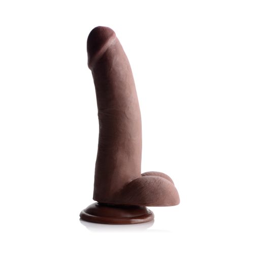 Usa Cocks 8 In. Ameriskin Dual Density Dildo Dark - Image 7