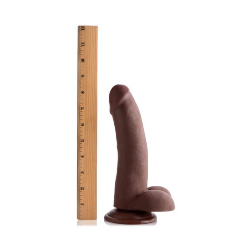 Usa Cocks 8 In. Ameriskin Dual Density Dildo Dark - Image 9