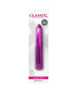 Classix Rocket Vibe 7 In. Slimline Vibrator Pink