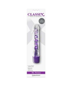 Classix Mr. Twister 6.5 In. Vibrator And Sleeve Set Purple