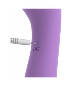 Fantasy For Her Duo Wand Massage-Her Rechargeable Silicone Dual-Ended Vibrator Purple