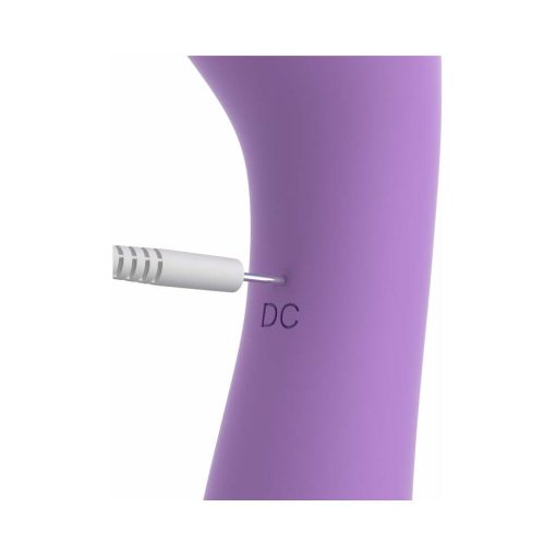 Fantasy For Her Duo Wand Massage-Her Rechargeable Silicone Dual-Ended Vibrator Purple - Image 8