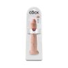 King Cock 13 In. Cock Realistic Dildo With Suction Cup Beige