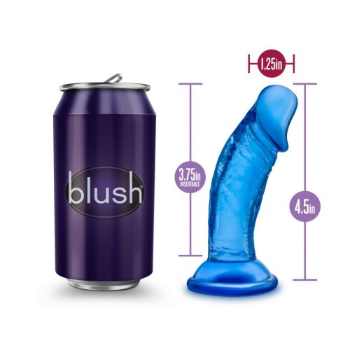 B Yours Sweet N' Small 4 In. Dildo Blue - Image 7