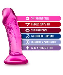 B Yours Sweet N' Small 4 In. Dildo Pink