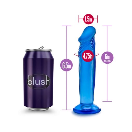B Yours Sweet N' Small 6 In. Dildo Blue - Image 8