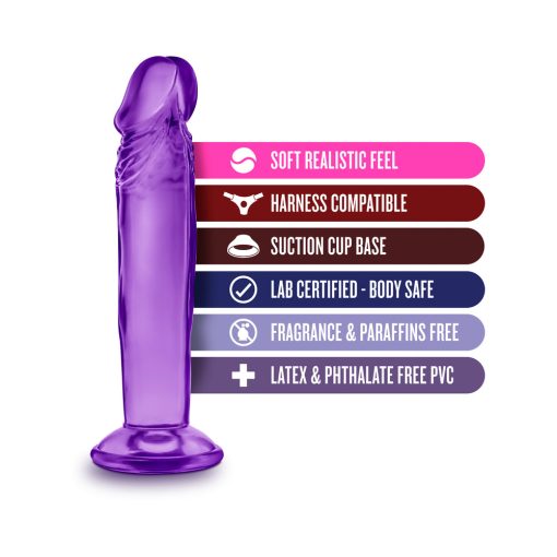 B Yours Sweet N' Small 6.5 In. Dildo Purple - Image 8
