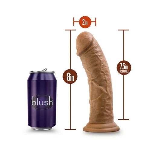 Dr. Skin Realistic 8 In. Dildo Tan - Image 8