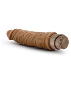 Dr. Skin Vibe 10 Realistic 8.5 In. Vibrating Dildo Tan