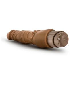 Dr. Skin Vibe 4 Realistic 8 In. Vibrating Dildo Tan