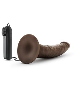 Dr. Skin Dr. Dave Realistic 7 In. Vibrating Dildo Brown