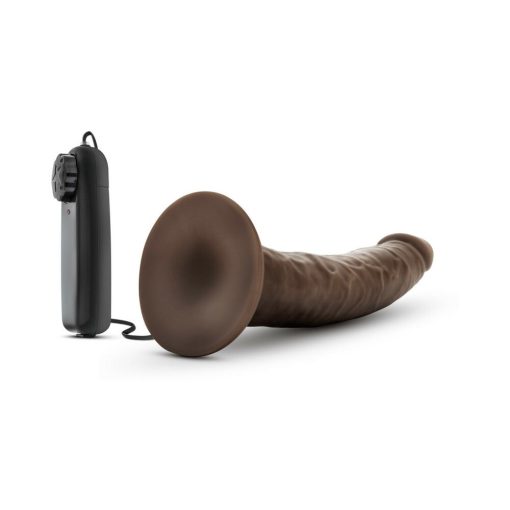 Dr. Skin Dr. Dave Realistic 7 In. Vibrating Dildo Brown - Image 4