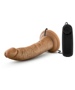 Dr. Skin Dr. Dave Realistic 7 In. Vibrating Dildo Tan