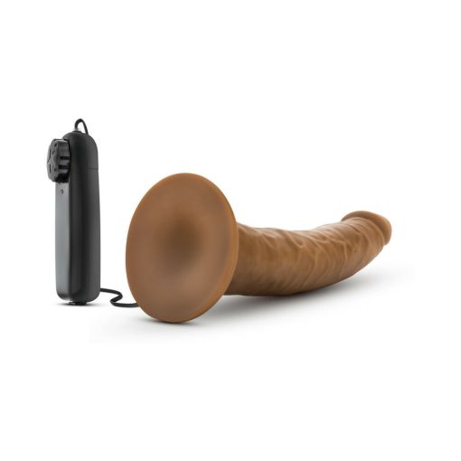 Dr. Skin Dr. Dave Realistic 7 In. Vibrating Dildo Tan - Image 5