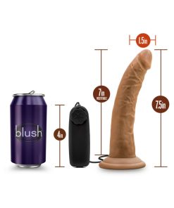 Dr. Skin Dr. Dave Realistic 7 In. Vibrating Dildo Tan