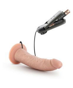 Dr. Skin Dr. Dave Realistic 7 In. Vibrating Dildo Beige