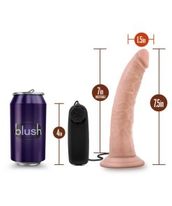 Dr. Skin Dr. Dave Realistic 7 In. Vibrating Dildo Beige