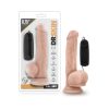 Dr. Skin Dr. Jay Realistic 8.75 In. Vibrating Dildo With Balls Beige