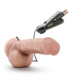 Dr. Skin Dr. Jay Realistic 8.75 In. Vibrating Dildo With Balls Beige