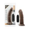 Dr. Skin Dr. Joe Realistic 8 In. Vibrating Dildo Brown