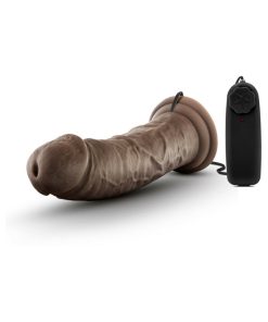 Dr. Skin Dr. Joe Realistic 8 In. Vibrating Dildo Brown