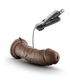 Dr. Skin Dr. Joe Realistic 8 In. Vibrating Dildo Brown