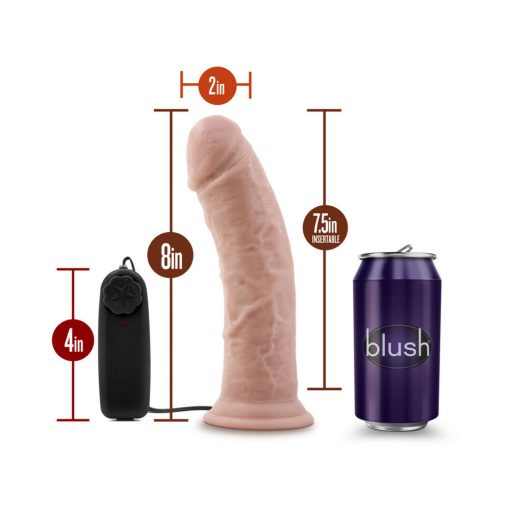 Dr. Skin Dr. Joe Realistic 8 In. Vibrating Dildo Beige - Image 8