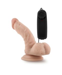 Dr. Skin Dr. Ken Realistic 6.5 In. Vibrating Dildo With Balls Beige