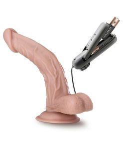 Dr. Skin Dr. Sean Realistic 8 In. Vibrating Dildo With Balls Beige