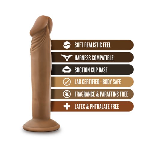 Dr. Skin Dr. Small Realistic 6.5 In. Dildo Tan - Image 8