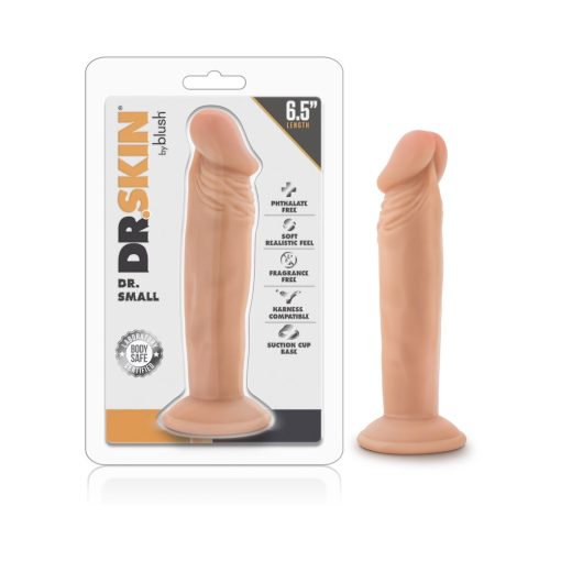Dr. Skin Dr. Small Realistic 6.5 In. Dildo Beige
