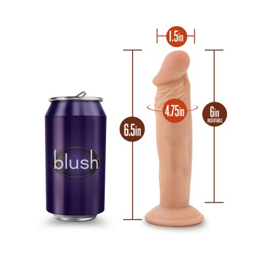 Dr. Skin Dr. Small Realistic 6.5 In. Dildo Beige - Image 7