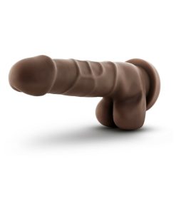 Dr. Skin Basic 7 Realistic 7.75 In. Dildo With Balls Brown