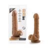 Dr. Skin Basic 7 Realistic 7.75 In. Dildo With Balls Tan