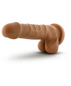Dr. Skin Basic 7 Realistic 7.75 In. Dildo With Balls Tan
