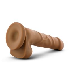 Dr. Skin Basic 7 Realistic 7.75 In. Dildo With Balls Tan