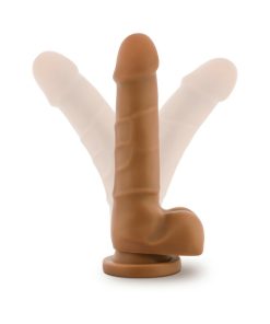 Dr. Skin Basic 7 Realistic 7.75 In. Dildo With Balls Tan