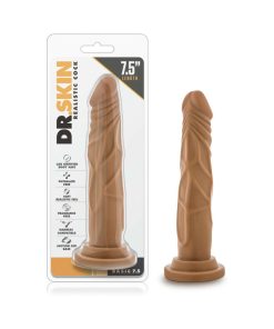 Dr. Skin Basic 7.5 Realistic 7.5 In. Dildo Tan
