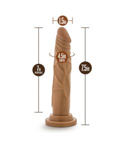 Dr. Skin Basic 7.5 Realistic 7.5 In. Dildo Tan