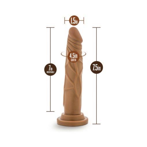 Dr. Skin Basic 7.5 Realistic 7.5 In. Dildo Tan - Image 8